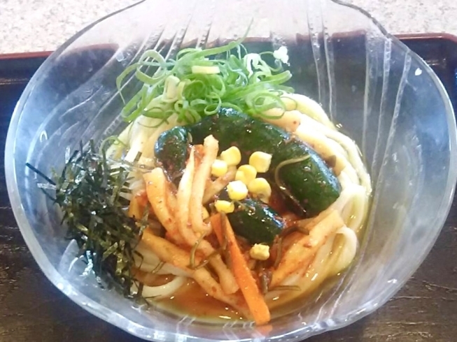 きゅうりキムチうどん「夏季限定うどんメニュー」