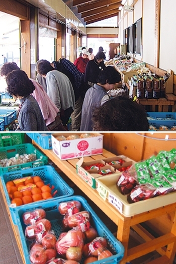 旬の野菜や果物なども店頭で販売中「道の駅 日義木曽駒高原」