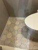 トイレ床。6角形のタイル模様が洗練された印象を与えます。「施工事例(トイレ内装）個性を彩る唯一無二のトイレ空間をご紹介！」