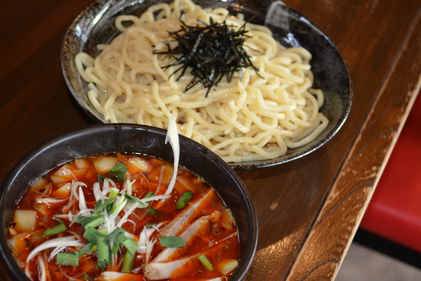 鶏肉とネギ油流し