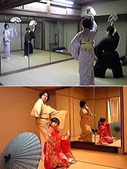 上：男子の踊りも爽快でステキです！
下：米子教室もあります！「「西川沢妙日本舞踊教室」＆「こどもをどり塾」」