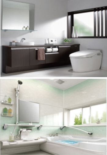 清潔でお手入れしやすいトイレやバスルーム「ハット・リフォーム株式会社」