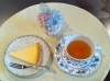 手作りチーズケーキ🍰おやつがおしゃれでしょ「中学生のボランティア🤗さん(❁´◡`❁)お手伝いありがとうございました❣️」
