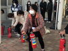 「白帆の湯・コテラスで避難・消火訓練が行われました」