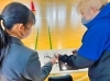 プログラム機はDJI TELLOです。リアル飛行も楽しめ、操縦する楽しさを学びます「2026年2月24日【ドローン授業】水戸英宏中学校」