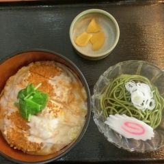 かつ丼ミニそば