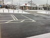 「本日のラインナップ【お店の前積雪、ケーキ】」