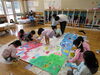 もうすぐ完成しそうだね♪「もうすぐ卒園・・・」