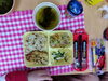 配膳された給食「今日の給食風景【札幌北区太平の児童ディサービス】」