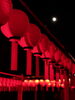 「昨夜の境内の様子です」