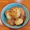 新じゃがのそぼろあんかけ