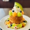 とろける２種のメロンシフォンケーキ