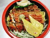 「宅配すし美乃和の平日限定ランチ、日替わり丼を持って、道の駅いりひろせまでドライブ」