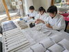 「本日10月8日、巴中学校の生徒さんが職場体験学習にいらっしゃいました」