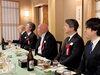 「乾杯の音頭☆ものコト100代表として青木区長の隣で来賓出席♪【東京中小企業家同友会葛飾支部☆2023年4月26日（水）総会議事+懇親会】西新小岩☆特殊印刷『海鴻社』平賀裕一郎」