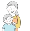 親子のイラスト