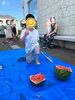 スイカ割りは14:00から「【気軽に体験】にじいろマルシェ／馬込沢／石和カフェ／温熱整体namiko」