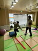 バランスを取りながら「PTトレーニング【札幌市北区篠路　児童発達支援　放課後等デイサービス】」