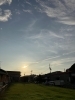 「【8/22】松山市・川内・砥部へ１０件８８食のお届け｜南斎院の夕焼けと坊っちゃんスタジアム花火」