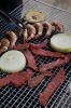 「★社内ＢＢＱ★お昼ご飯★　焼肉や海鮮を食べました♬」