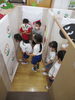 1年生、マリオ迷路に挑戦「☆幼小交流☆」