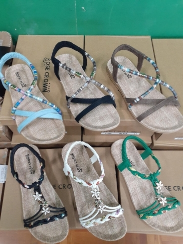 夏のサンダル「[福島駅近]靴とバッグのフタキ　初夏の感謝セール」