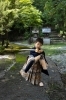 お宮参りの時の着物を3歳の七五三で♪カッコいい！「七五三記念写真撮影中です♪　」