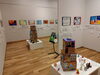「作品展初日です！」