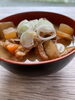 「牛モツ煮完成！！」