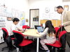 2名～３名を個別指導します。いいですね～よくできてるよ～「3年目にして教室長紹介！（今？？）」
