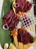 特性醤油、生姜、にんにくがやくみです。「熊本直送便の馬刺し‼️」