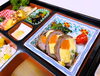 「中秋の名月の夕食で今月の行事食「松花堂弁当」を提供いたしました」