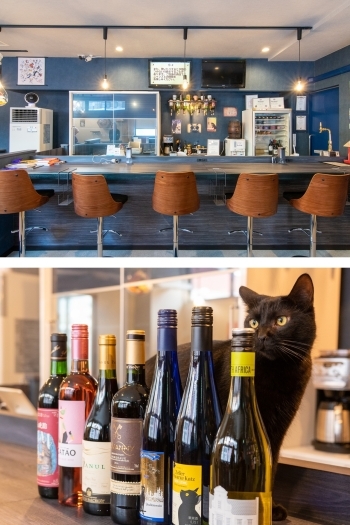ワインやクラフトビールなど充実したドリンクメニューも自慢です「Cafe ＆ Diningbar With Cat’ｓLamp」