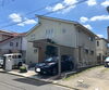 屋根外壁塗装工事施工前の全景写真です「白井市桜台　サイディング外壁・スレート屋根塗装+給湯器交換工事が完了いたしました」
