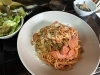 「本日のランチはナポリタン＆釣り物【アジ刺】です！」