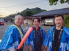 「八女市黒木町祇園祭３日目花火大会八女市長さん参加(^O^)‼️。」
