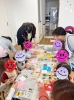 「親子サロンで羽子板工作🎍」