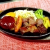 伊賀牛サイコロ＆ハンバーグコース