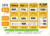 週末昼料金「12月の料金案内」