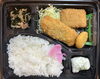 ミックスフライ弁当「寒い朝ですね(-.-;)」