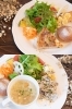 上：キッシュプレート
下：bulbeおまかせ季節のプレート「dessert＆cafe bulbe」