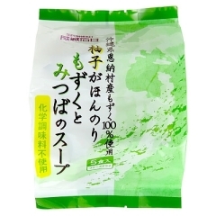 成城石井 恩納村産もずく使用 ゆずがほんのりもずくとみつばのスープ 5p