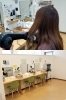 セルフブローでは話題や人気の商品をお試しいただけます（上）「ヘアカラー専門店 MINT（ミント）」