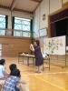 「食育教室（窪田小学校にて）」