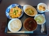 蟹玉・もやし中華サラダ他。今日もうまっ😋「中学生のボランティア🤗さん(❁´◡`❁)お手伝いありがとうございました❣️」