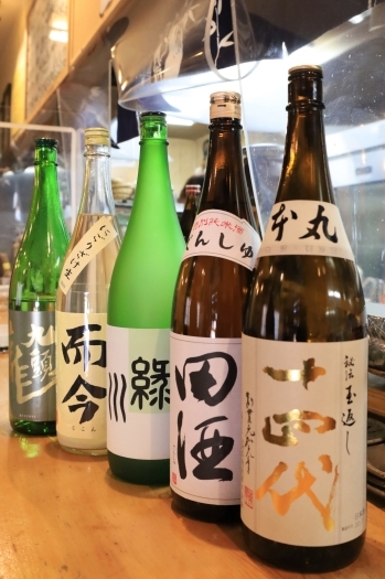 日本酒いろいろ！　希少な銘柄もございます！「大衆居酒屋 さつき」