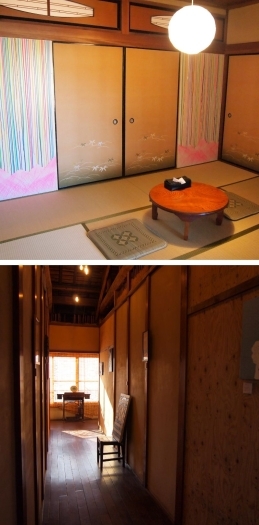 三津在住のアーティストの作品を設置した客室も！「麦宿 伝 Guest House Brew」