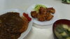 「【大乃家食堂】　かつカレー大盛＆から揚げ」