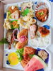 敬老会での折詰。ご飯をお菜に変えてご注文されます。「9月20日は．」