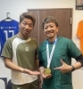 アジアカップ優勝メダル「デフサッカー日本代表　齋藤心温選手」